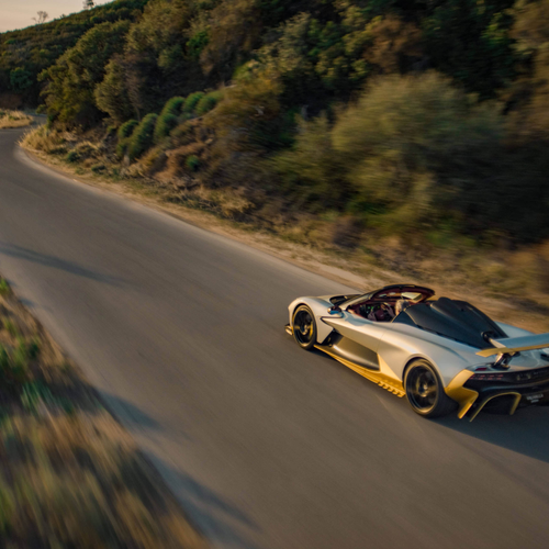 2028 Aston Martin Valhalla Spider Top View